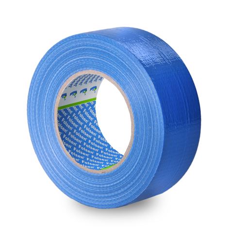 Water-resistant FLUO Gaffer tape blue 50mmx50m, Folsen