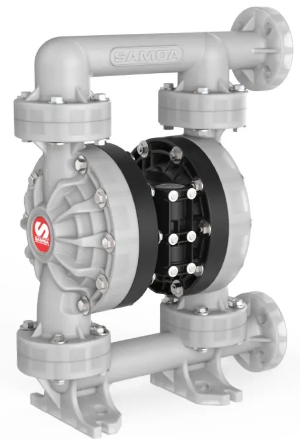 Air operated Diaphragm Pump 1 1/2" PP-PTFE-PTFE UP15P-FPS-PTZ 1