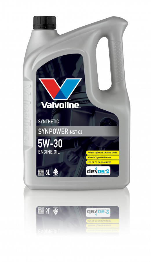 Mootoriõli Synpower MST C3 5W30 5L, Valvoline