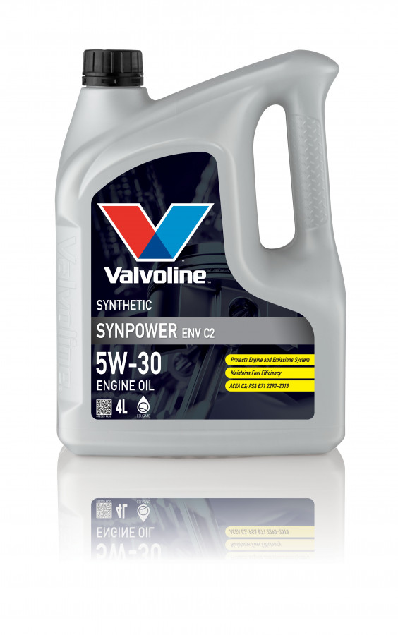 Motoreļļa Synpower ENV C2 5W30 4L, Valvoline