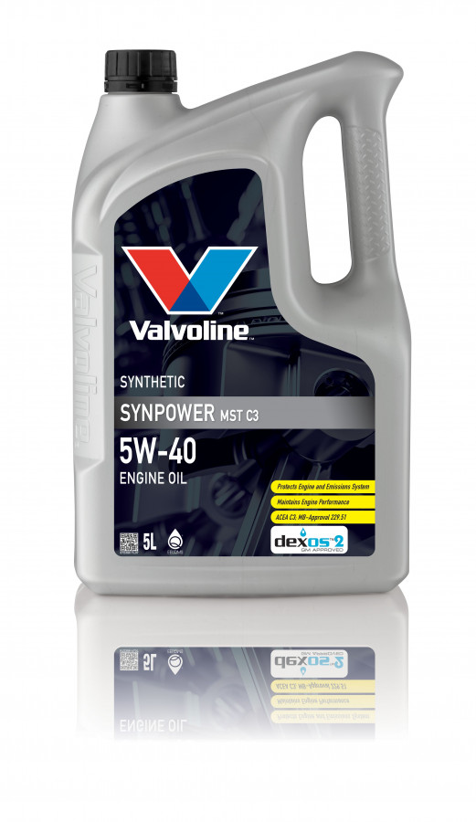 Motor oil Synpower MST C3 5W40 5L, Valvoline