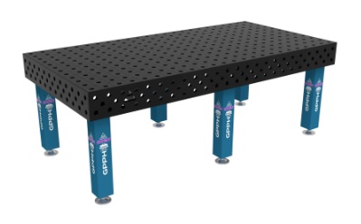 Welding table Expert 2400x1200mm, holes d=28mm (100x100mm), GPPH S.C.