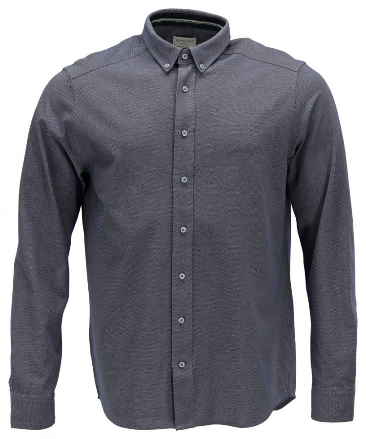  20104 shirt, blue-flecked 43-44, Mascot