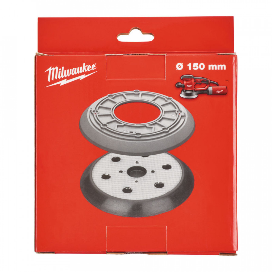 Sanding pad base plate 150mm 6 holes, Milwaukee