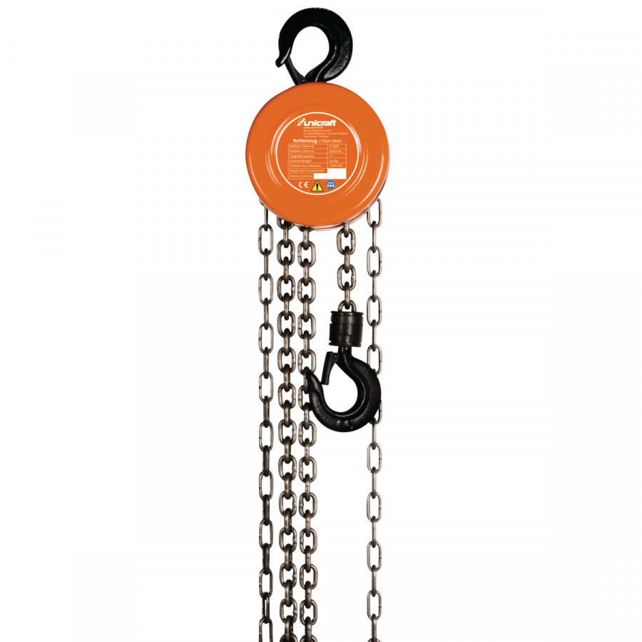 Chain hoist K 3000 / 3t / 3m, Unicraft