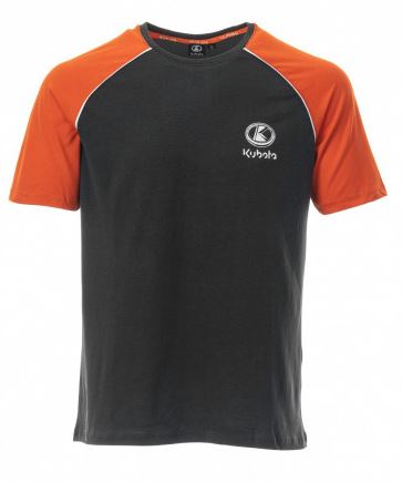 Mens t-shirt orange and grey KUBOTA 4XL, Kubota | Stokker