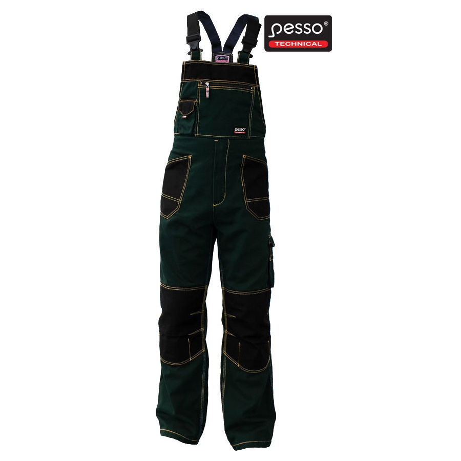 Bibpants  darkgreen/black 64-66/188, Pesso