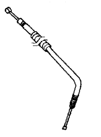 Bowden cable SRM-4000, SRM-410ES, SRM-5000, SRM-510ES, Echo