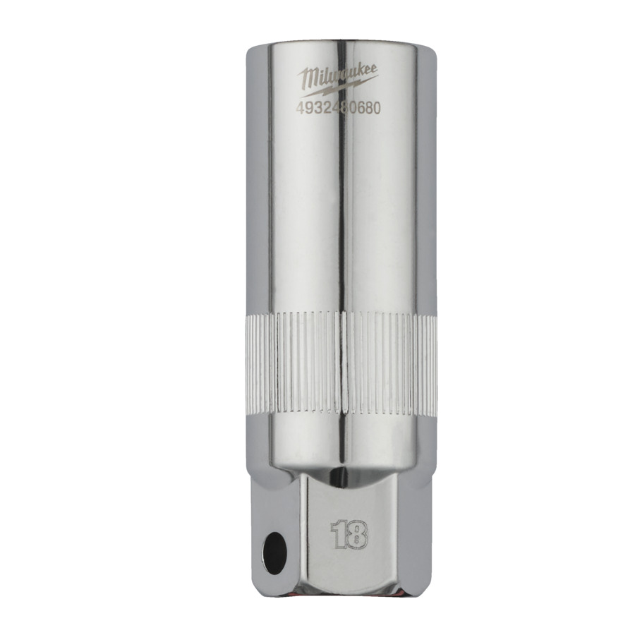 3/8" Drive Spark Plug Socket 18mm, Milwaukee
