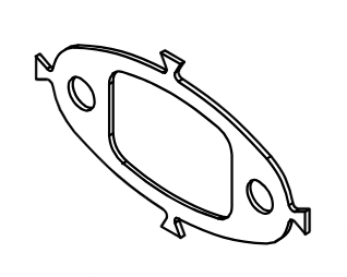 GASKET,EXHAUST CSG-7410ES, EC741S, EC7600W, Echo