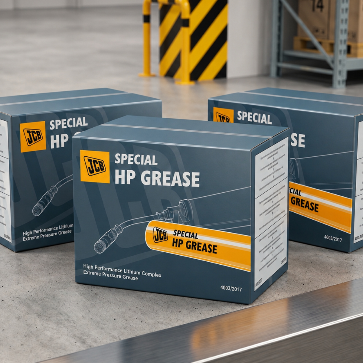 Pirkite tris dėžes „JCB HP“ tepalo ir gaukite 25% NUOLAIDĄ!