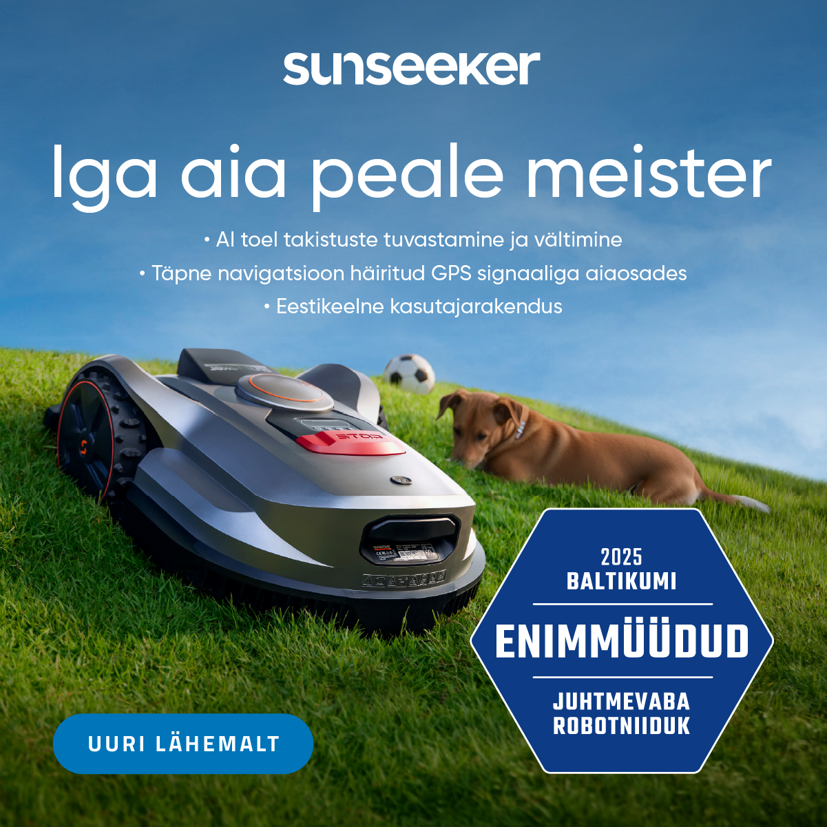 Sunseeker robotniidukid