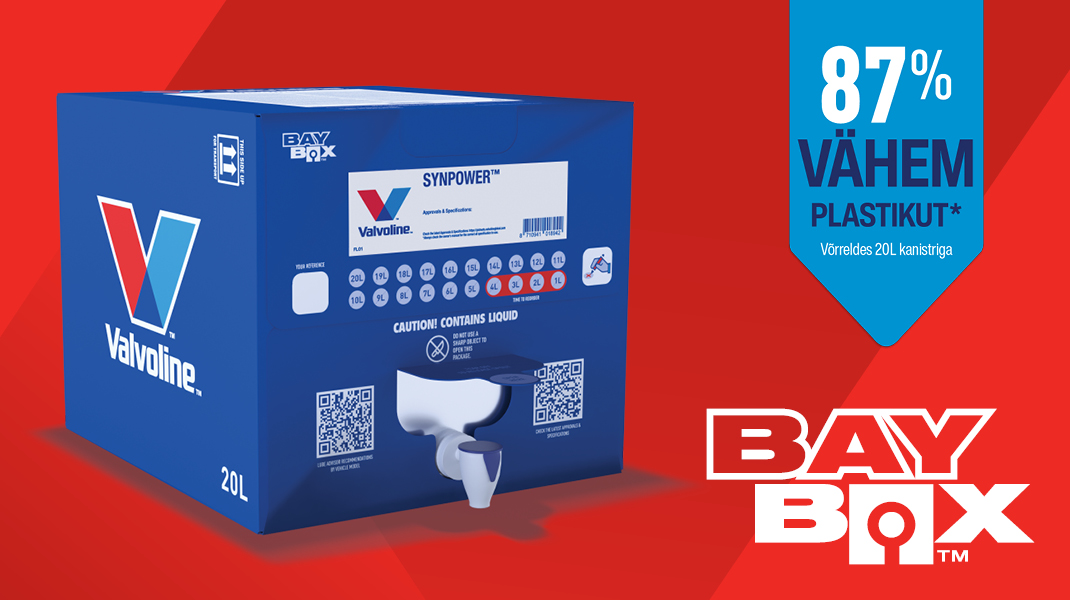 Valvoline™ Global Operations esitleb BAYBOX™ pakendilahendust