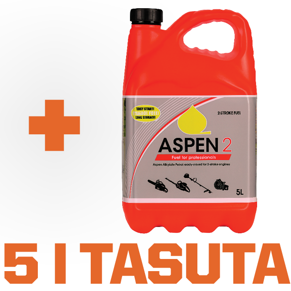 5 liitrit bensiini kaasa