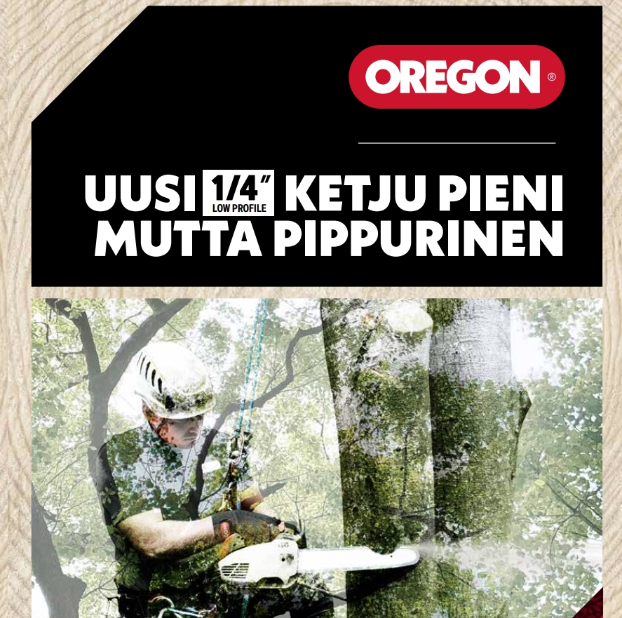 Oregonin teräketju 1/4 tuumaa 1,1 mm nyt vihdoin saatavana!