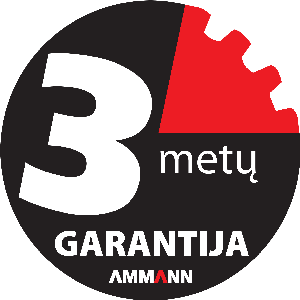3 metų garantija