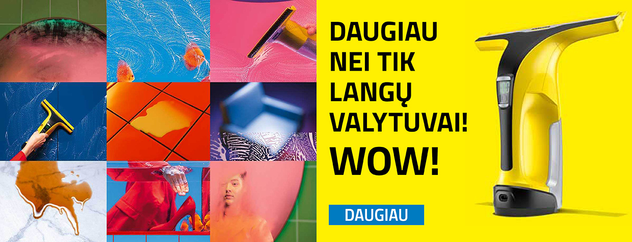 2022 03 Karcher langų valytuvai