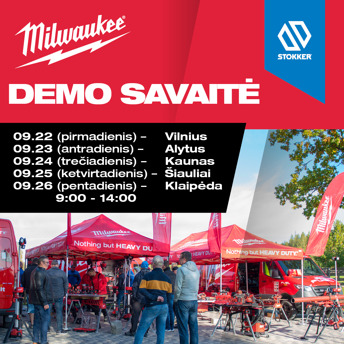 Milwaukee DEMO savaitė