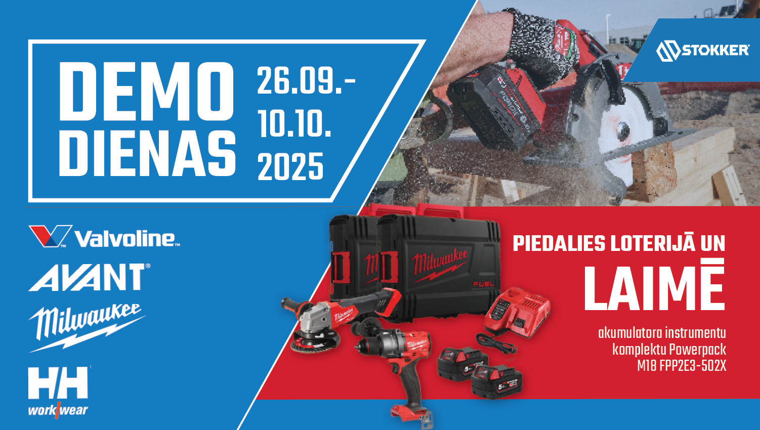 DEMO DIENAS 26.09.–10.10.2025