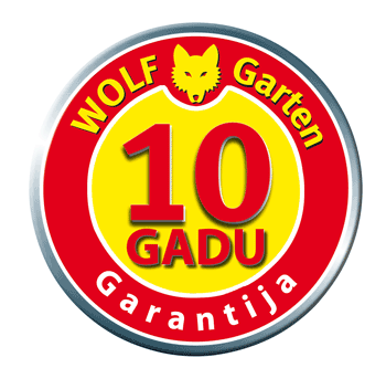 WOLF- GARTEN 10 gadu garantija