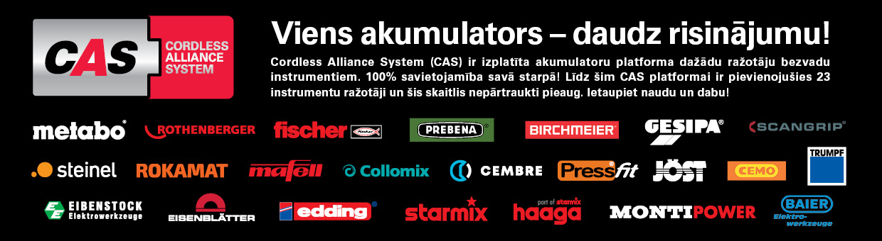 CAS akumulatoru platforma