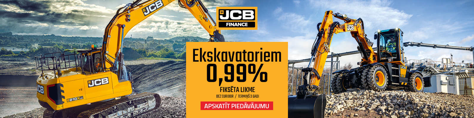 JCB X sērijas likme / mainpage