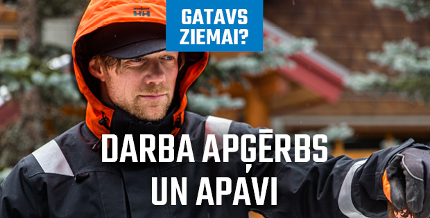 Jaunā darba apģērbu un apavu rudens / ziemas kolekcija ir klāt! 