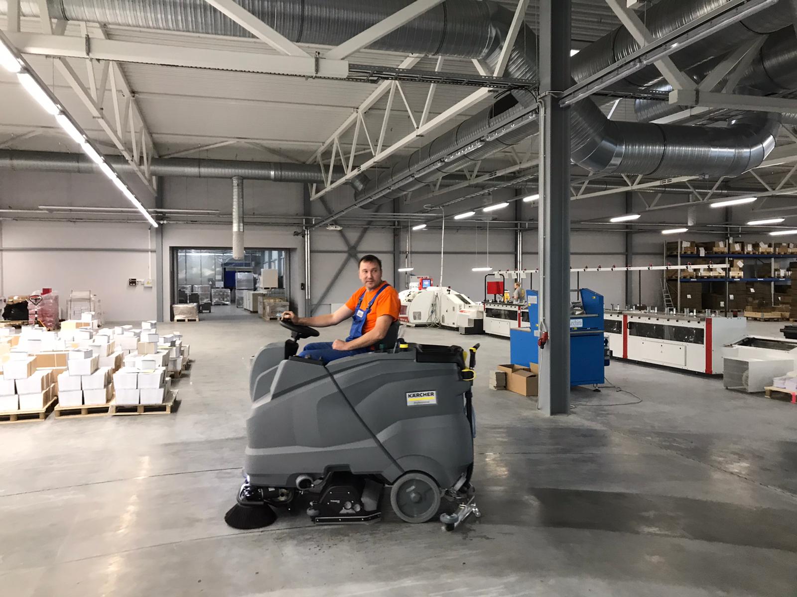 Jelgavas Tipogrāfija izvēlas Karcher B 150 R 