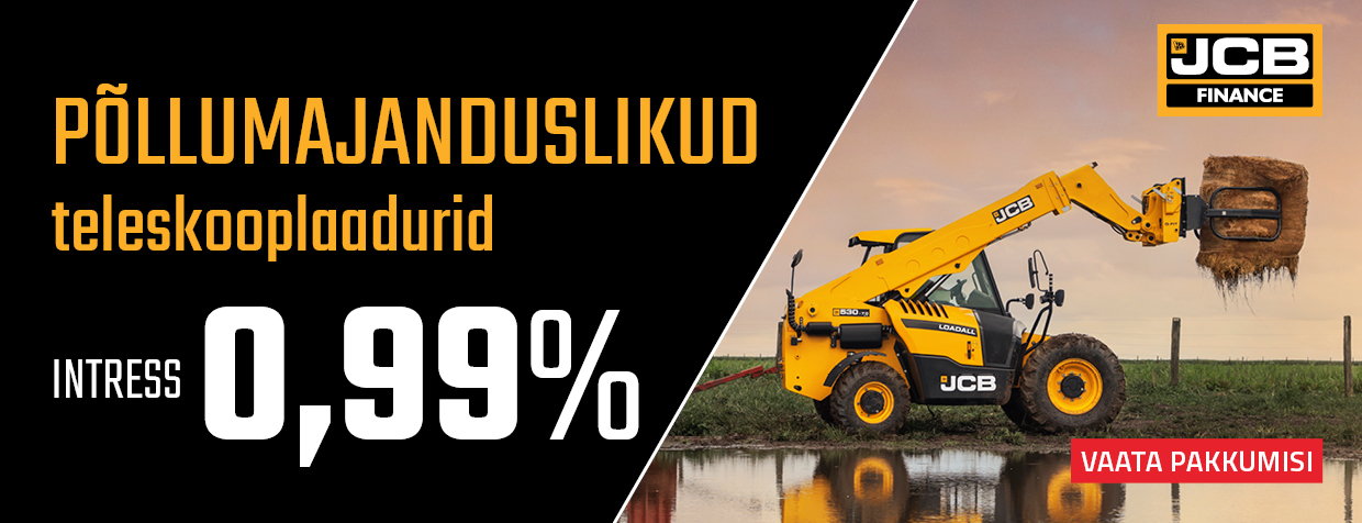 JCB põllumajanduslikud teleskooplaadurid