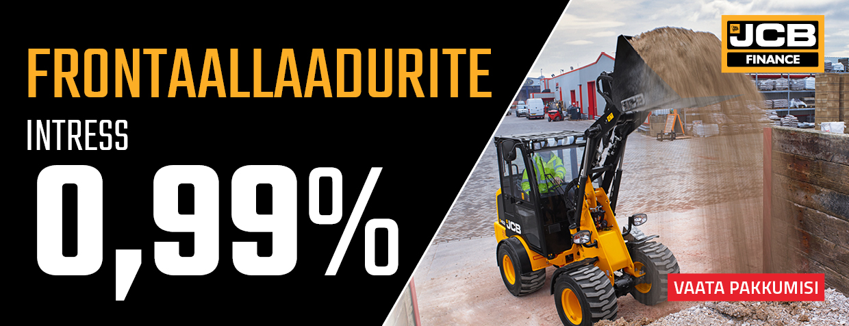 JCB frontaallaadurid 0% intress