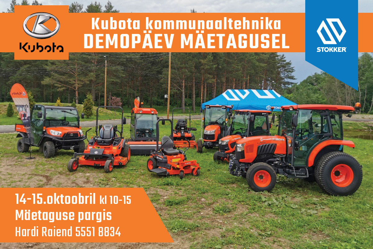 Kubota demopäev Mäetagusel