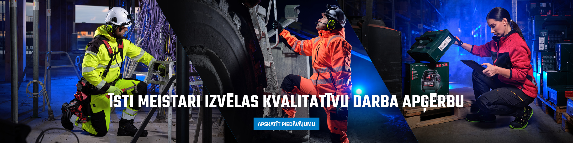 isti meistari zivelas kvalitativu darba apgerbu