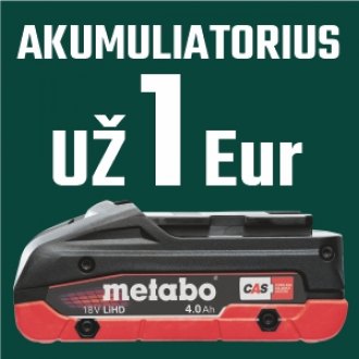 Akumuliatorius už 1 eurą
