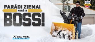 Alternatīva lāpstai - sniega frēze