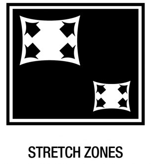 Stretch zones- tampri, elastinė vieta