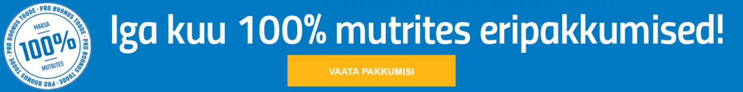 Iga kuu 100% mutrites eripakkumised!