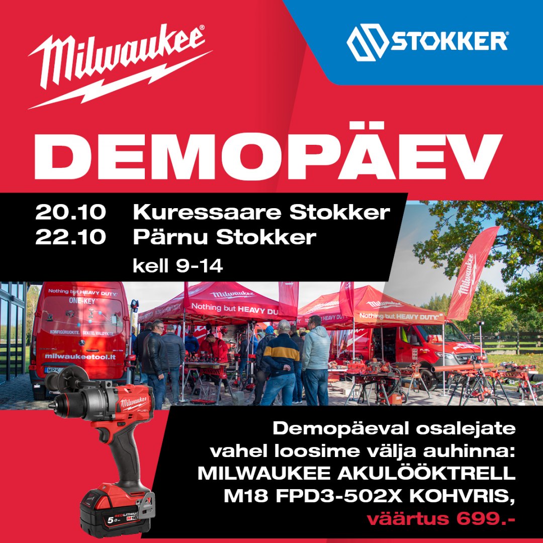 MILWAUKEE demopäevad