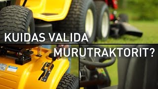 Kuidas valida murutraktorit?